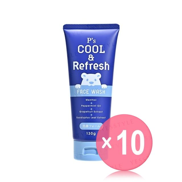 Cosme Station-PS Cool Refresh Facial Cleansing Foam 10pcs Bundle Set