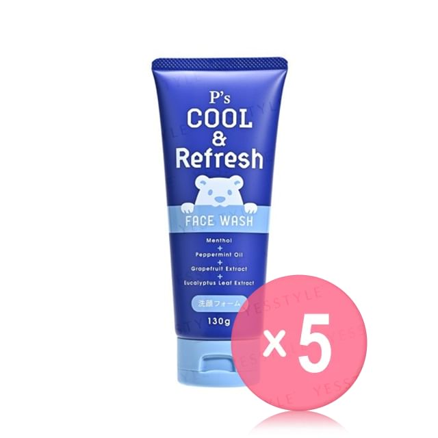 Cosme Station-PS Cool Refresh Facial Cleansing Foam 5pcs Bundle Set