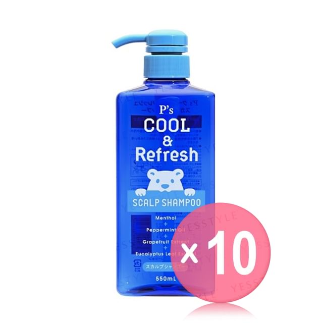 Cosme Station-PS Cool Refresh Scalp Shampoo 10pcs Bundle Set