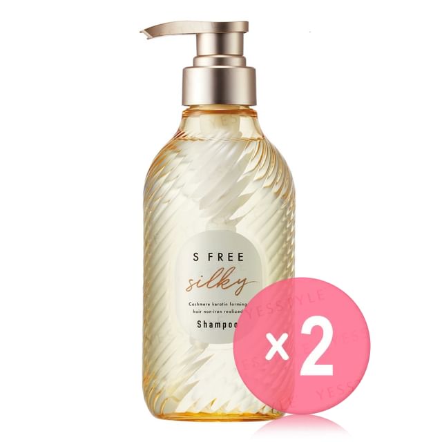 Cosmetex Roland-S Free Silky Shampoo 2pcs Bundle Set