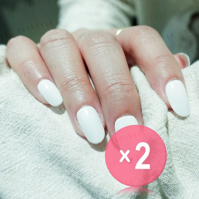 Cosplus-0121 Nail Gel Polish Classical Collection 001 White 2pcs Bundle Set