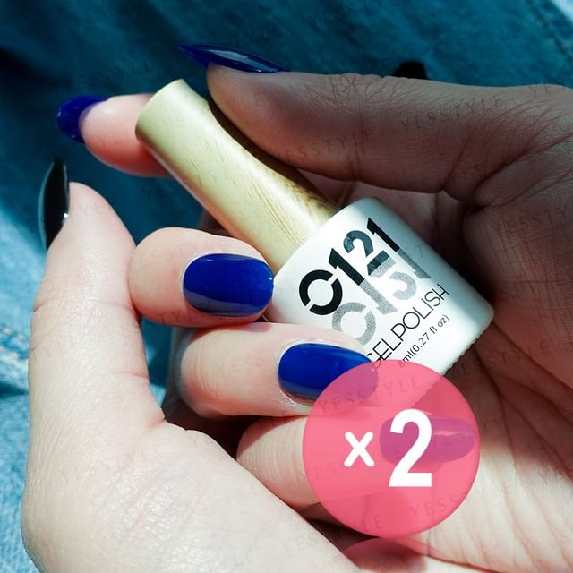 Cosplus-0121 Nail Gel Polish Classical Collection 005 Blue 2pcs Bundle Set
