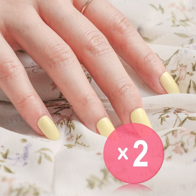 Cosplus-0121 Nail Gel Polish Macaron Collection 103 Lemon 2pcs Bundle Set