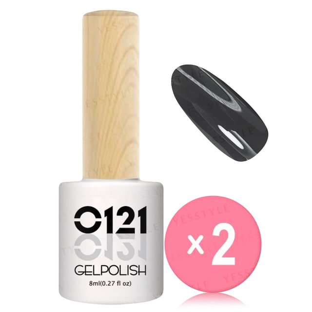 Cosplus-0121 Nail Gel Polish Monet Collection 536 Graphite 2pcs Bundle Set