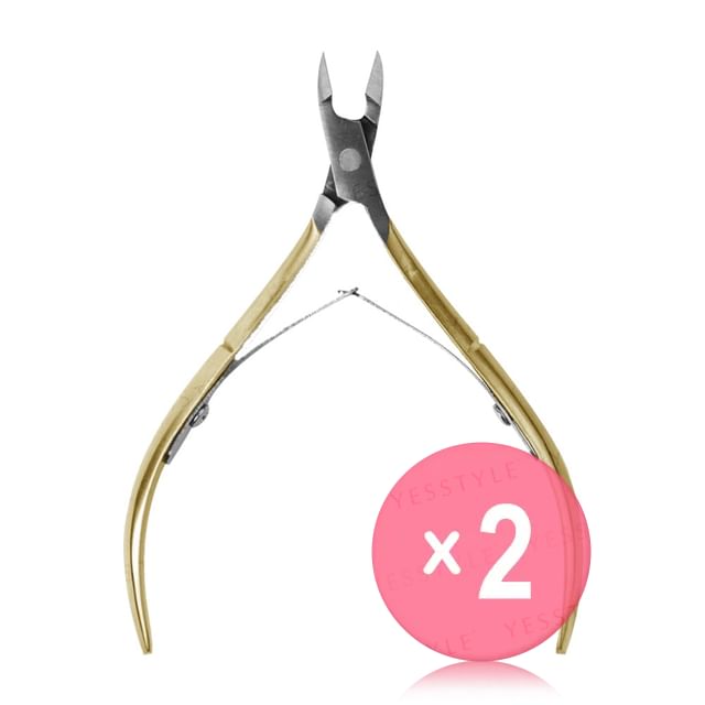 Cosplus-Cuticle Nail Nipper Gold 2pcs Bundle Set