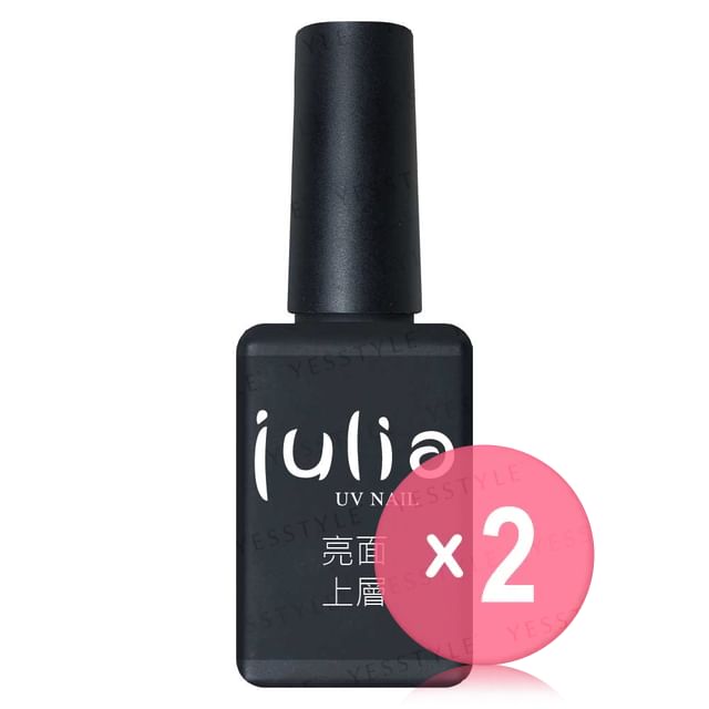 Cosplus-Julia Clear UV Nail Top Coat 2pcs Bundle Set
