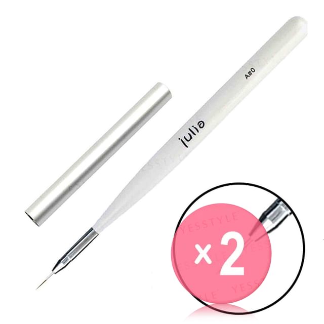 Cosplus-Julia Macaron Nail Art Brush A0 2pcs Bundle Set
