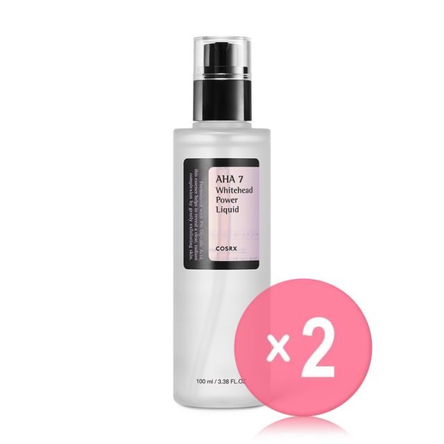 COSRX-AHA 7 Whitehead Power Liquid 2pcs Bundle Set-100ml X 2 Pcs