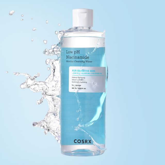 COSRX-Low pH Niacinamide Micellar Cleansing Water - Démaquillant-400ml