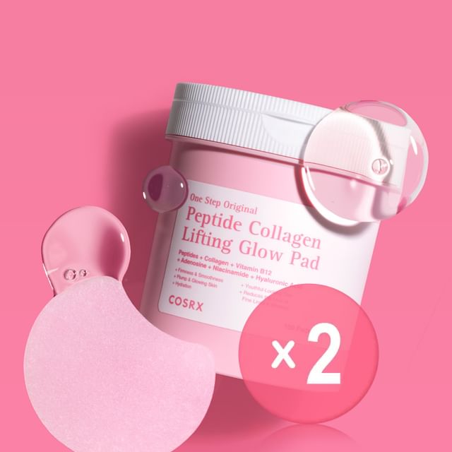 COSRX-One Step Original 胜肽膠原蛋白提升發光墊 2件裝