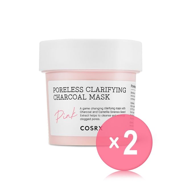 COSRX-Poreless Clarifying Charcoal Mask Pink 2pcs Bundle Set