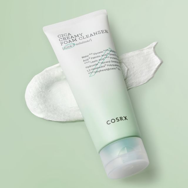COSRX-Kremowa pianka oczyszczająca Pure Fit Cica Creamy Foam Cleanser-150 Ml