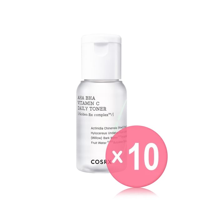 COSRX-Refresh AHA BHA Vitamin C Daily Toner Mini 10pcs Bundle Set