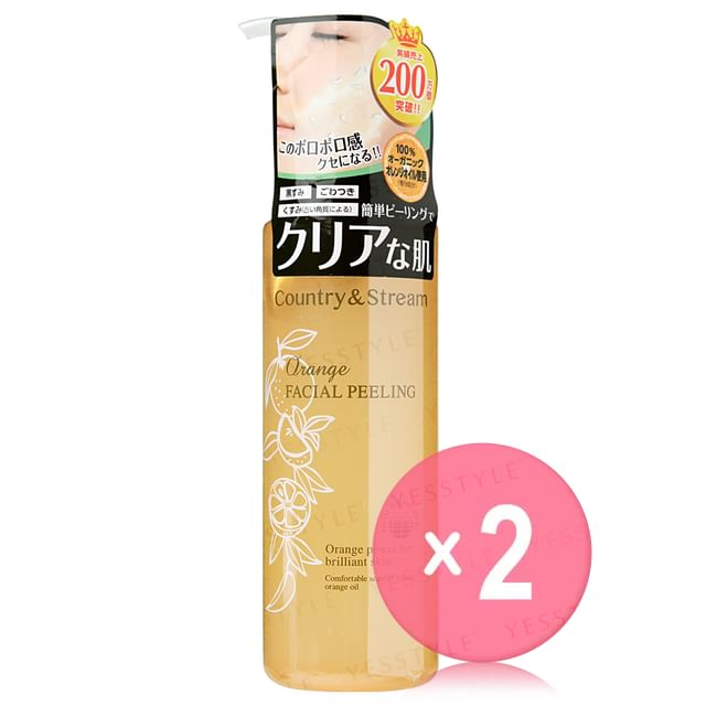 Country - Stream-Orange Facial Peeling Cleanser 2pcs Bundle Set