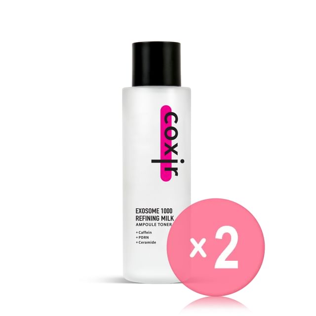 coxir-Exosome 1000 Refining Milk Ampoule Toner 2pcs Bundle Set