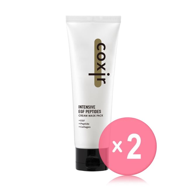 coxir-Intensive EGF Peptides Cream Mask Pack 2pcs Bundle Set