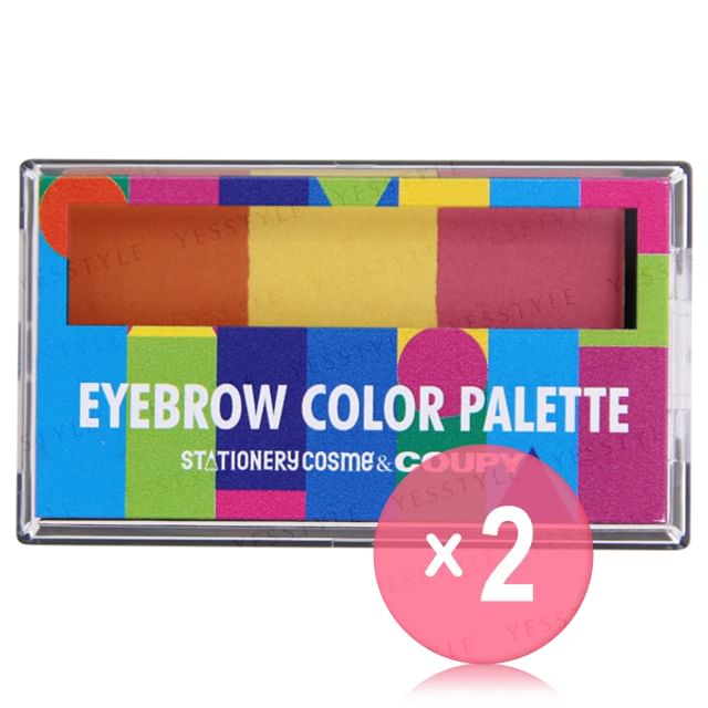 crea modo-STATIONERY COSME Coupy Eyebrow Color Palette 2pcs Bundle Set