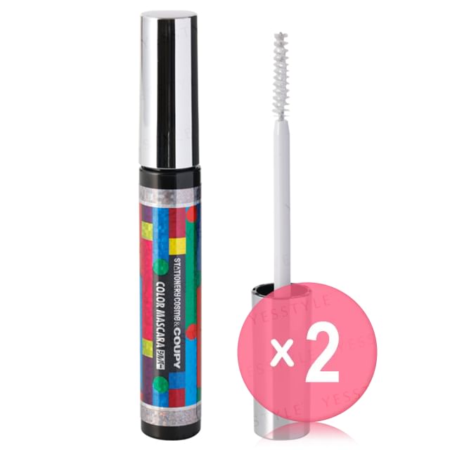 crea modo-STATIONERY COSME Coupy Pattern Color Mascara A Silver 2pcs Bundle Set
