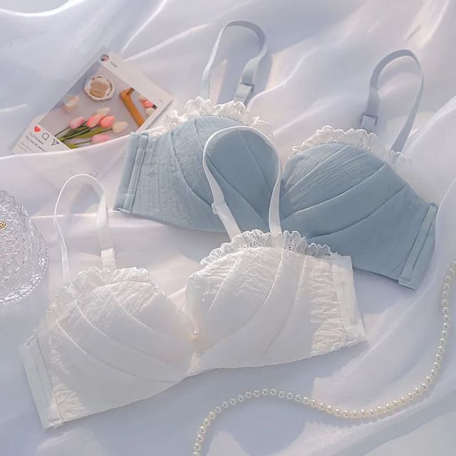 Croix-Lace Trim Bra Top