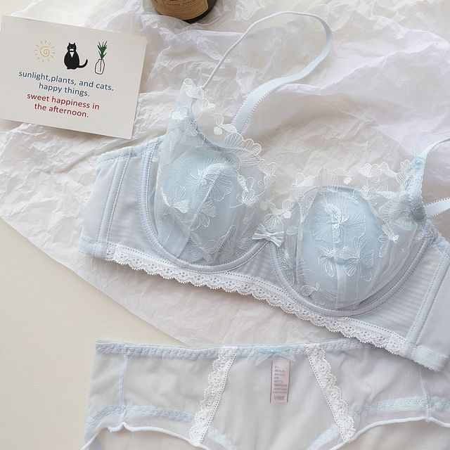 Croix-Lace Trim Bra Top
