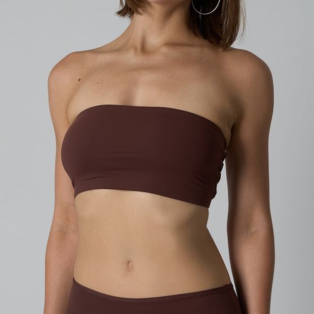 Croix-Plain Bandeau Bra