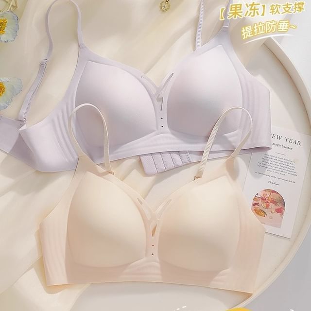 Croix-Plain Seamless Wireless Bra