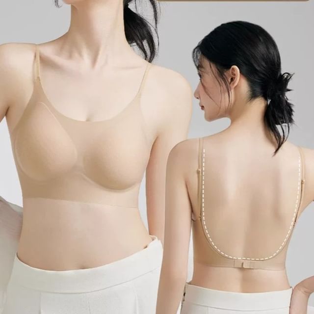 Croix-Plain Seamless Wireless Bra