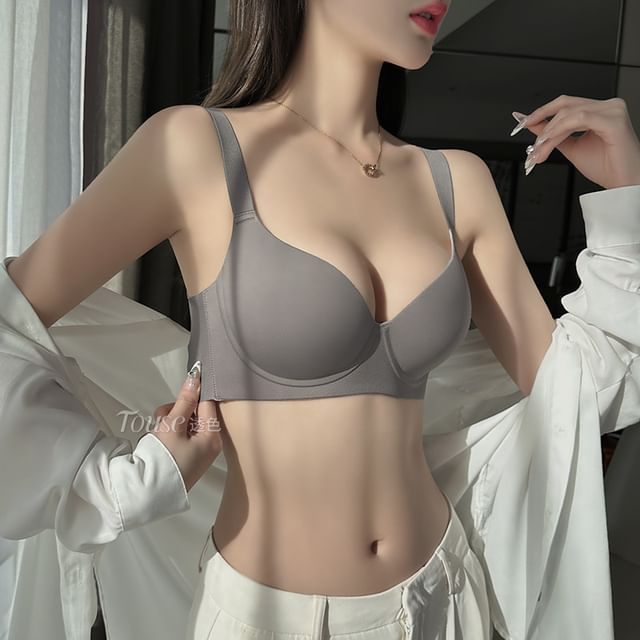 Croix-Seamless Plain Bra Top
