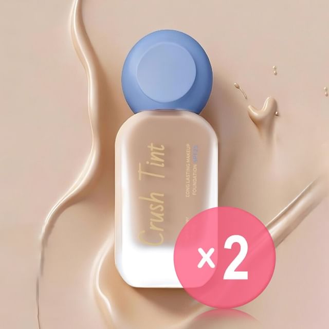 Crush lover-Long Lasting Makeup Foundation - 6 Shades 2pcs Bundle Set