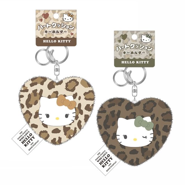 CRUX-Porte-clés en forme de cœur Sanrio Hello Kitty Love Gal Mode