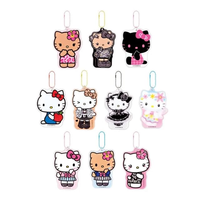 CRUX-Sanrio Hello Kitty 鏡子吊飾盲盒 全10款-隨機款式