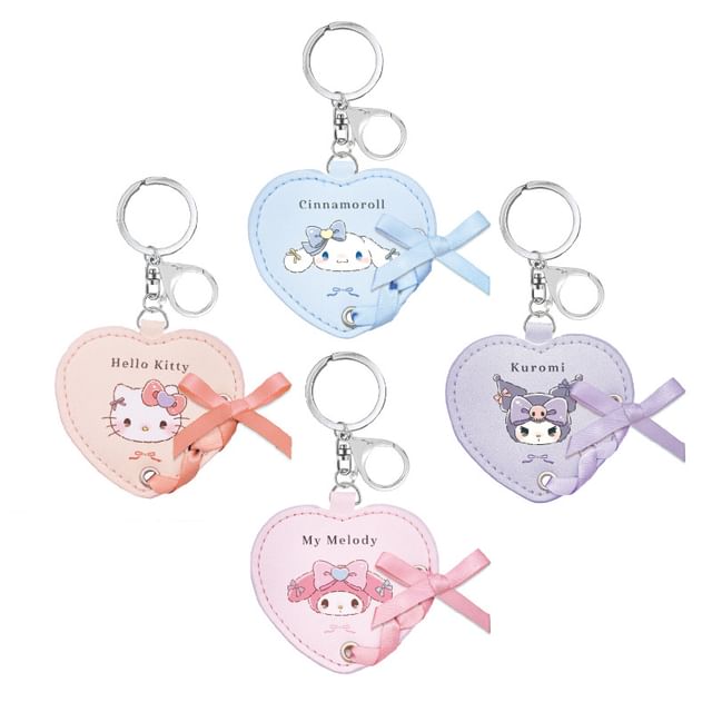 CRUX-Sanrio Lace up ribbon 心形挂饰