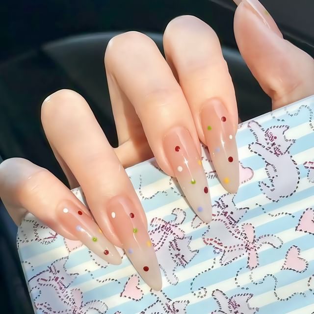 Cutip Nails-Dotted Press On Nails