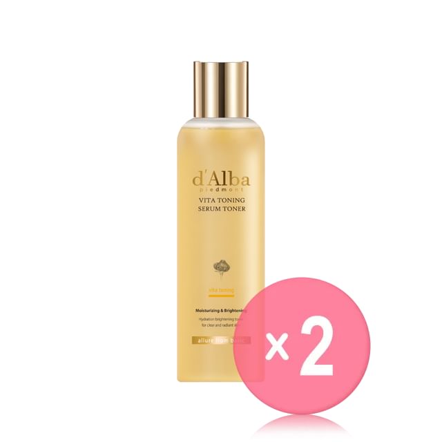 d-Alba-Vita Toning Serum Toner 2pcs Bundle Set