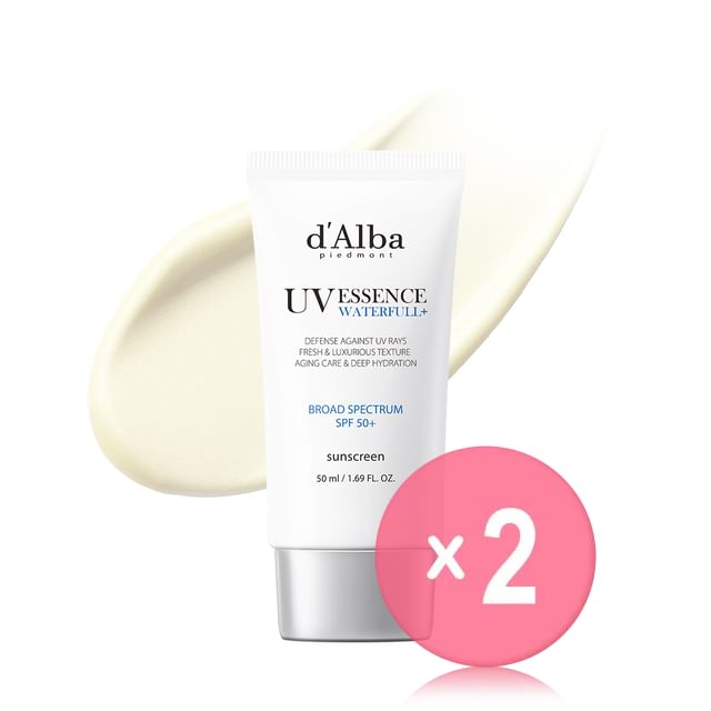 d-Alba-Waterfull Essence Sun Screen 2pcs Bundle Set