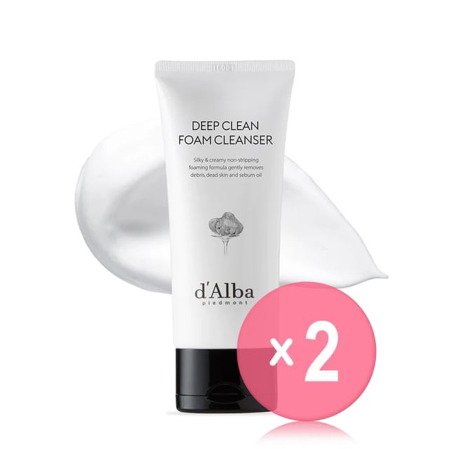 d-Alba-White Truffle Deep Clean Foam Cleanser 2pcs Bundle Set