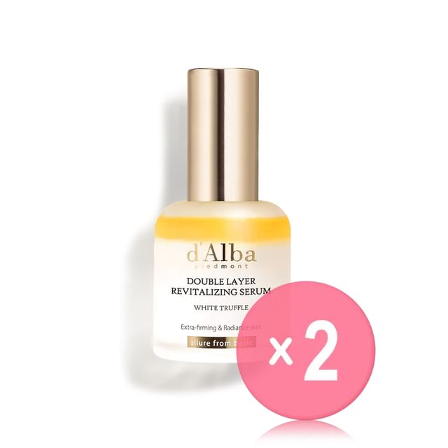 d-Alba-White Truffle Double Layer Revitalizing Serum Mini 2pcs Bundle Set