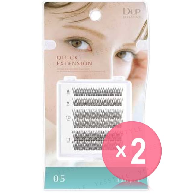 D-up-Quick Extension 05 Vtype Natural 2pcs Bundle Set