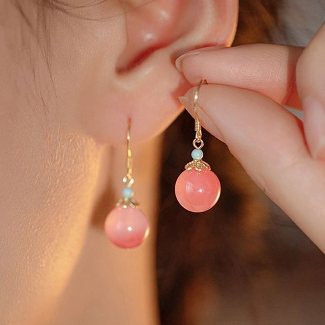 Daeuni-Gemstone Drop Earring