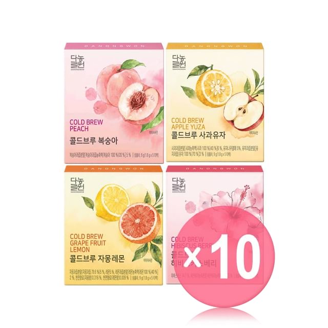 DANONGWON-Cold Brew - 4 Types 10pcs Bundle Set