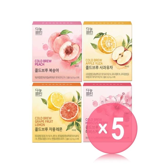DANONGWON-Cold Brew - 4 Types 5pcs Bundle Set