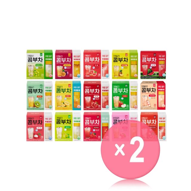 DANONGWON-Daily Kombucha - 14 Types 2pcs Bundle Set