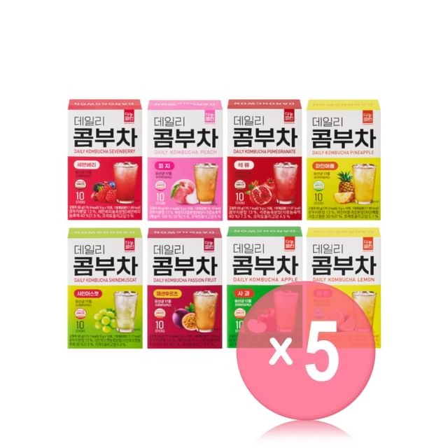 DANONGWON-Daily Kombucha - 9 Types 5pcs Bundle Set