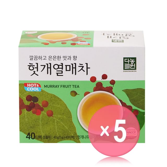 DANONGWON-Murray Fruit Tea 5pcs Bundle Set