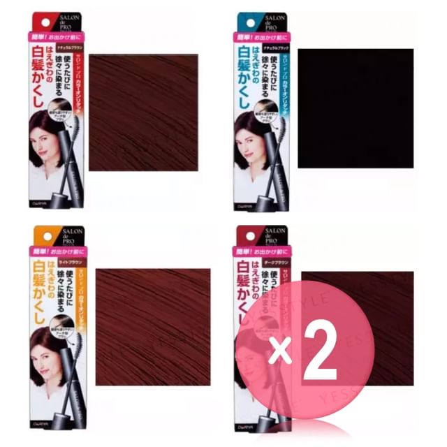 DARIYA-Salon De Pro Gray Hair Color Touch 2pcs Bundle Set