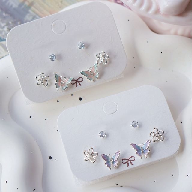 Dashiro-Butterfly Stud Earring
