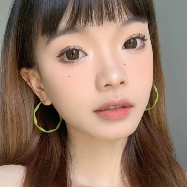 Dashiro-Twisted Hoop Earring Clip-On Earring
