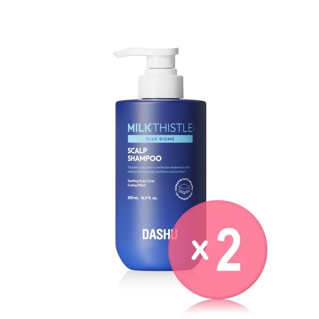 DASHU-Milk Thistle Blue Biome Scalp Shampoo 2pcs Bundle Set