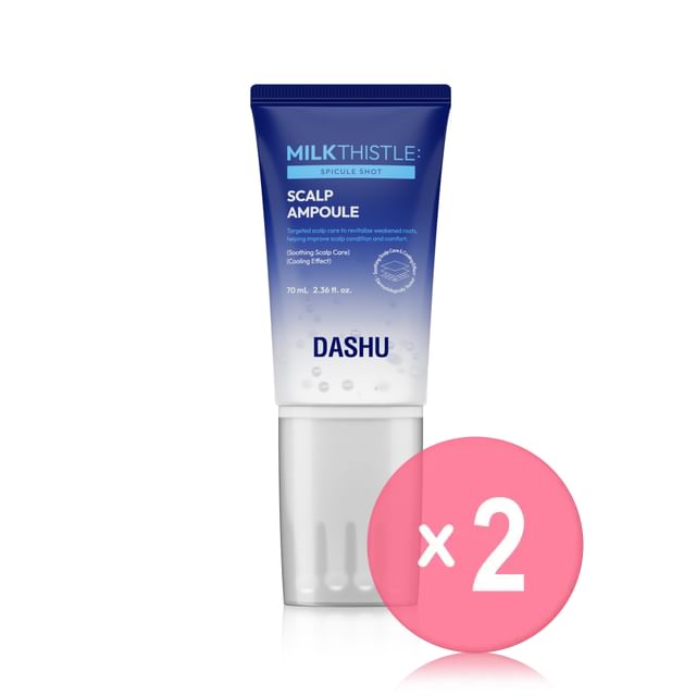 DASHU-Milk Thistle Spicule Shot Scalp Ampoule 2pcs Bundle Set