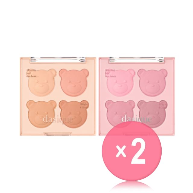 dasique-Blending Mood Cheek My Bear Collection - 2 Types 2pcs Bundle Set